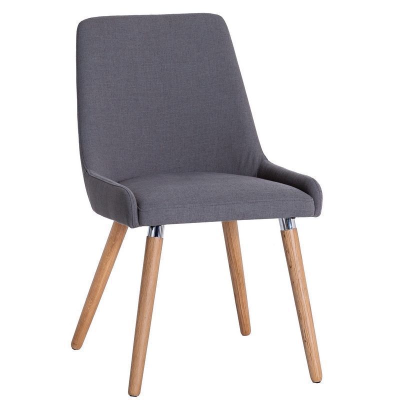 Necton Dining Chair Grey Retro Style